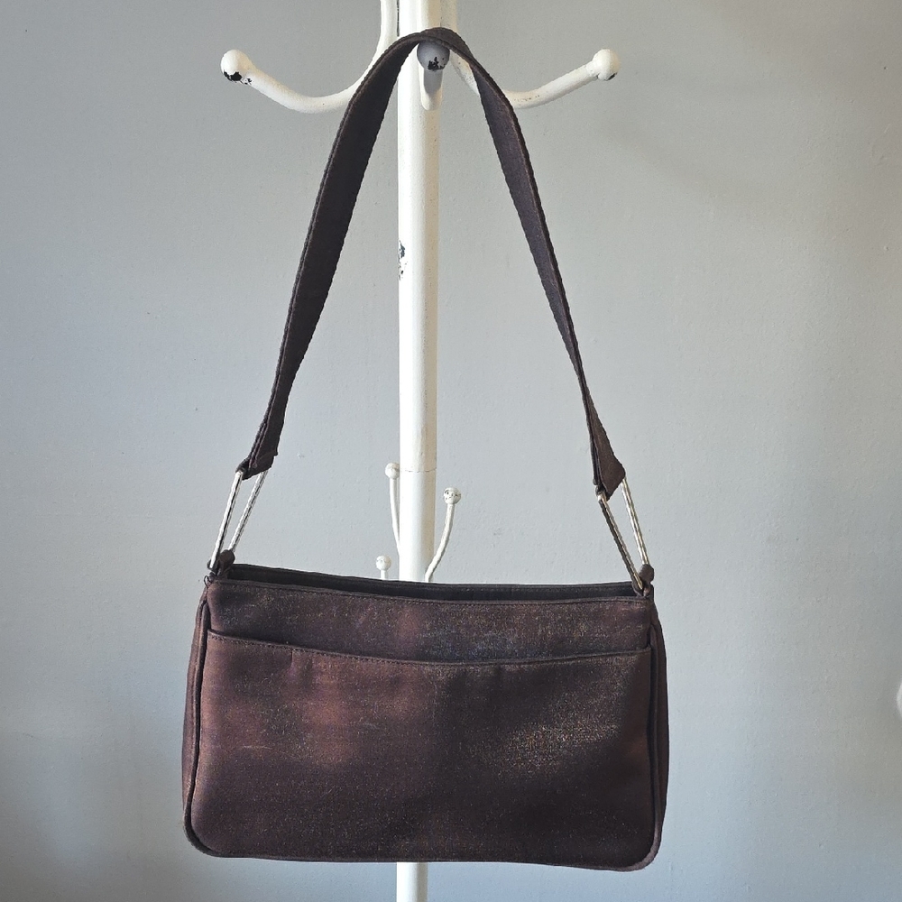 Jacqueline Ferrar Y2K Chocolate Brown Handbag Structured Classic